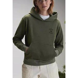 Alpine Design Pullover  Fleece Hoodie Size Small Olive Green Sweatshirt NWOT Poc